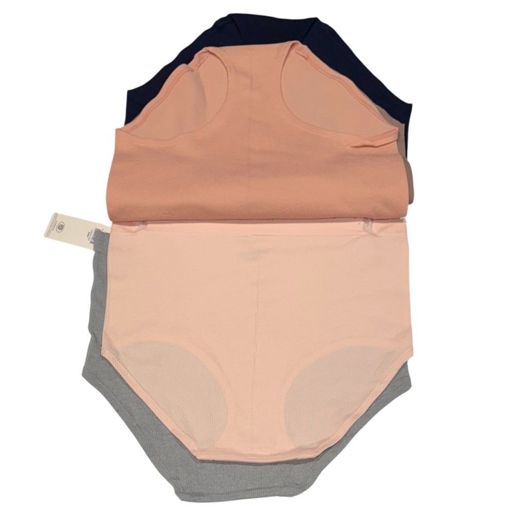 LAURA ASHLEY 5 Pack Stretchy Soft Comfy Scallop Trim Panties NWT 3X - Picture 9 of 11